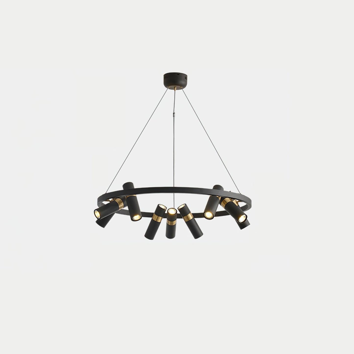 Black Mutil Pipe Ceiling fixture Chandelier
