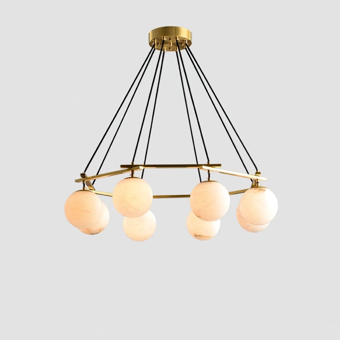 Miira Alabaster Electrolier Chandelier