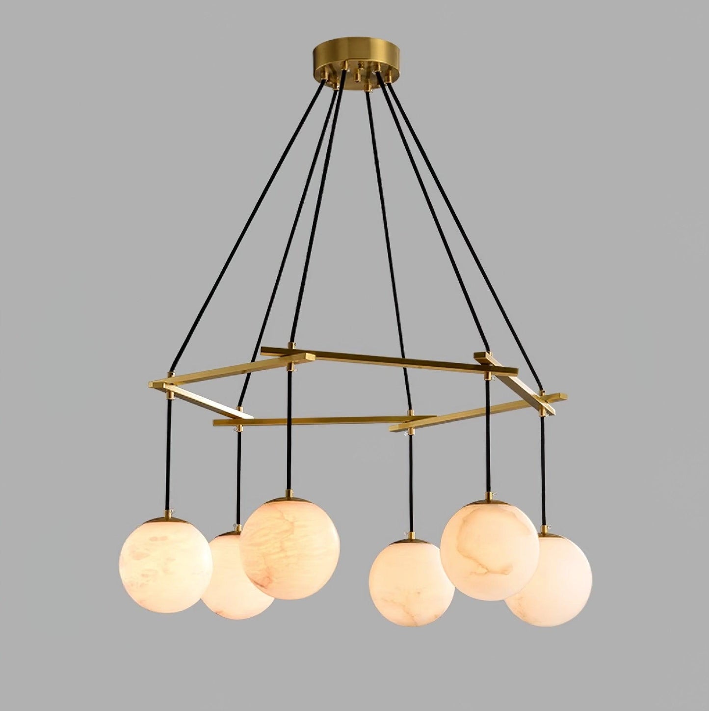 Miira Alabaster Electrolier Chandelier