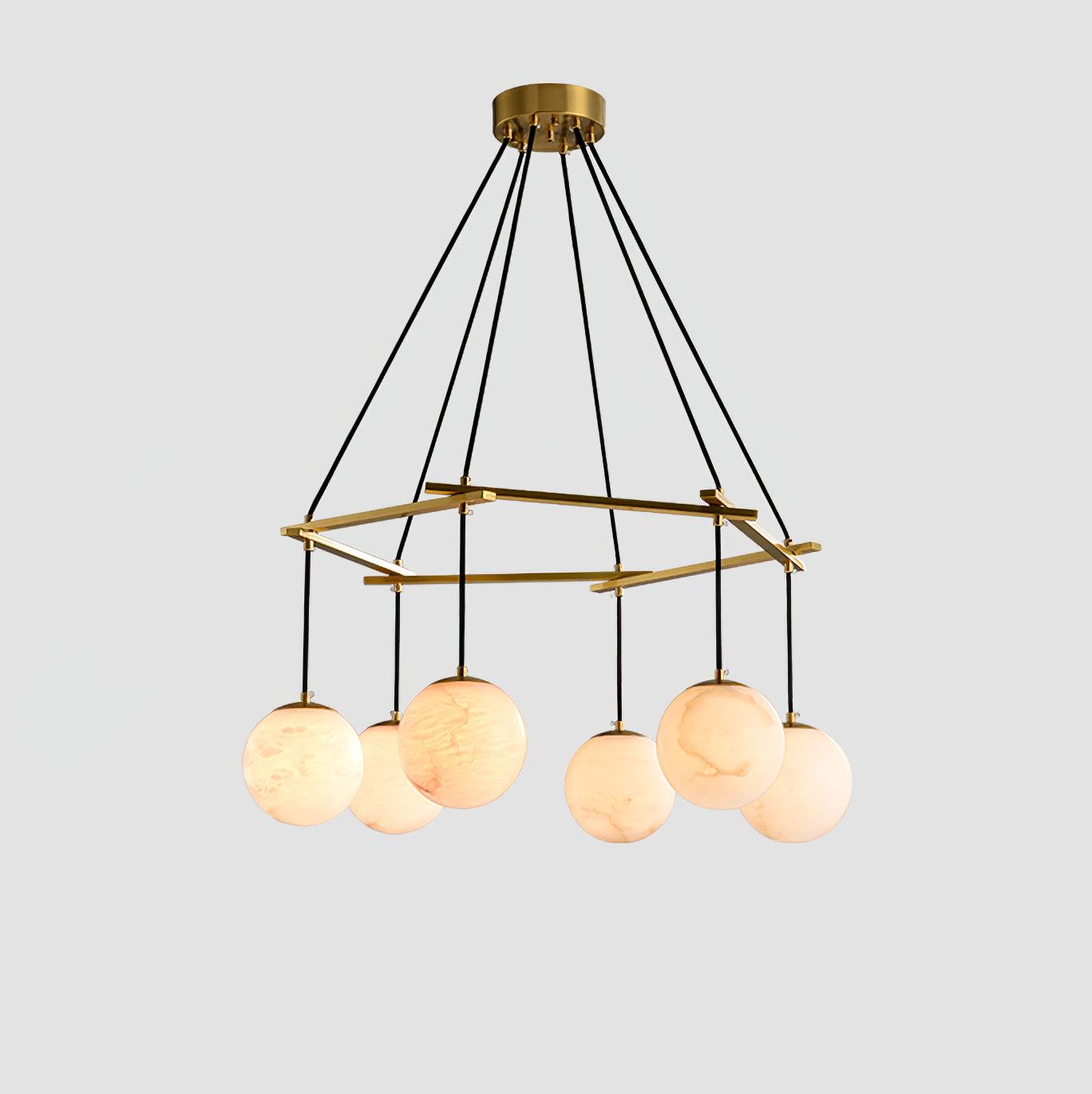 Miira Alabaster Electrolier Chandelier