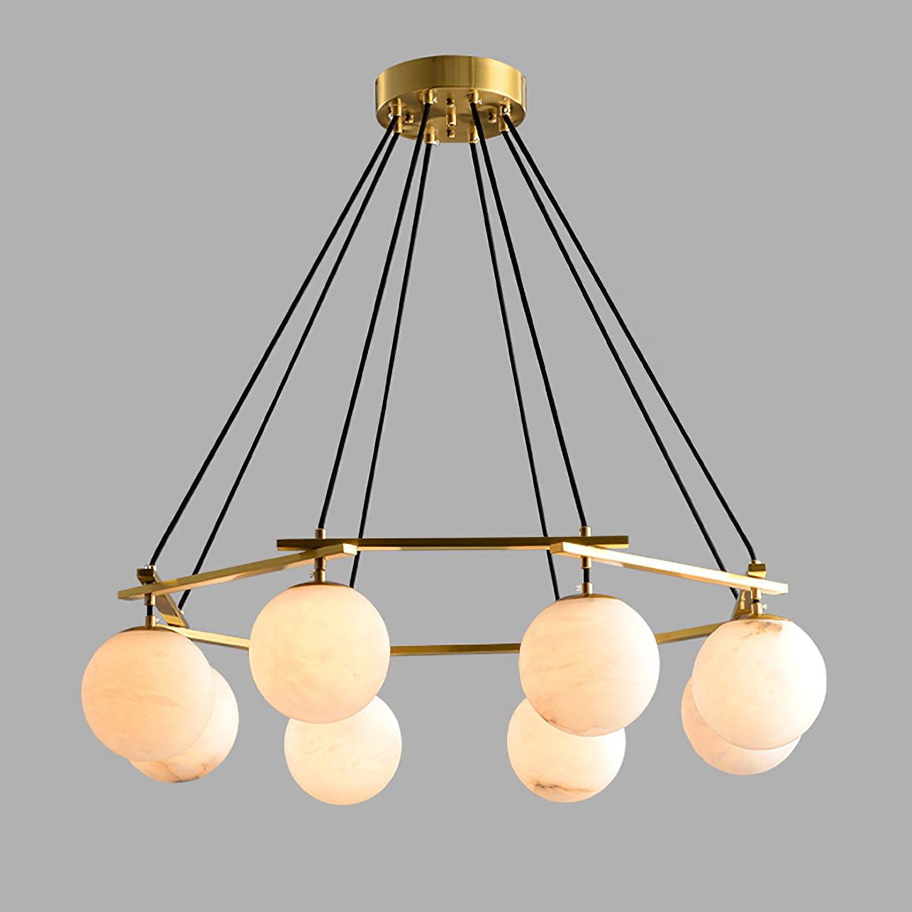 Miira Alabaster Electrolier Chandelier
