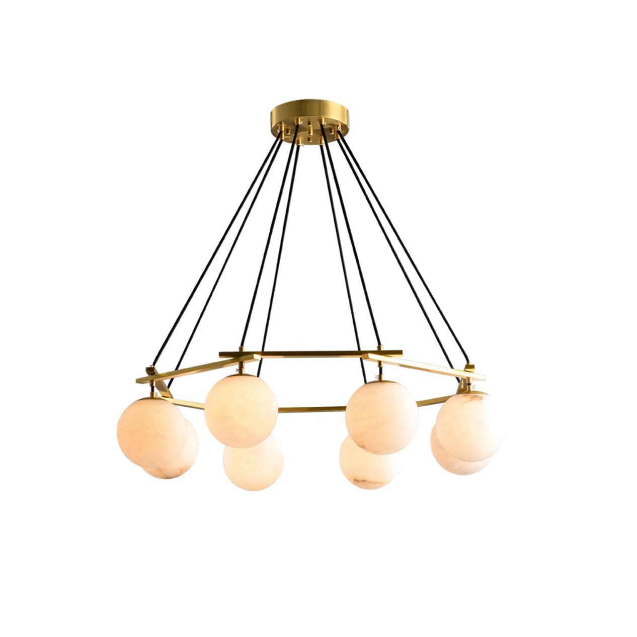 Miira Alabaster Electrolier Chandelier