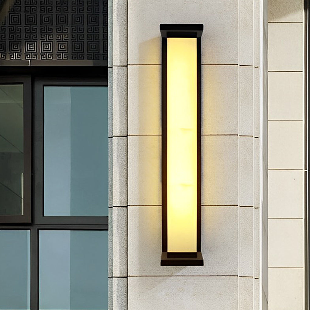 Strip Minimalist Waterproof Stainless Steel Modern Outdoor Wall Lights