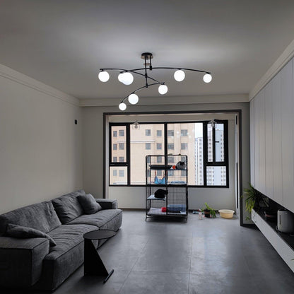 Modern Long Arm Ceiling fixture Chandelier