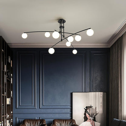 Modern Long Arm Ceiling fixture Chandelier