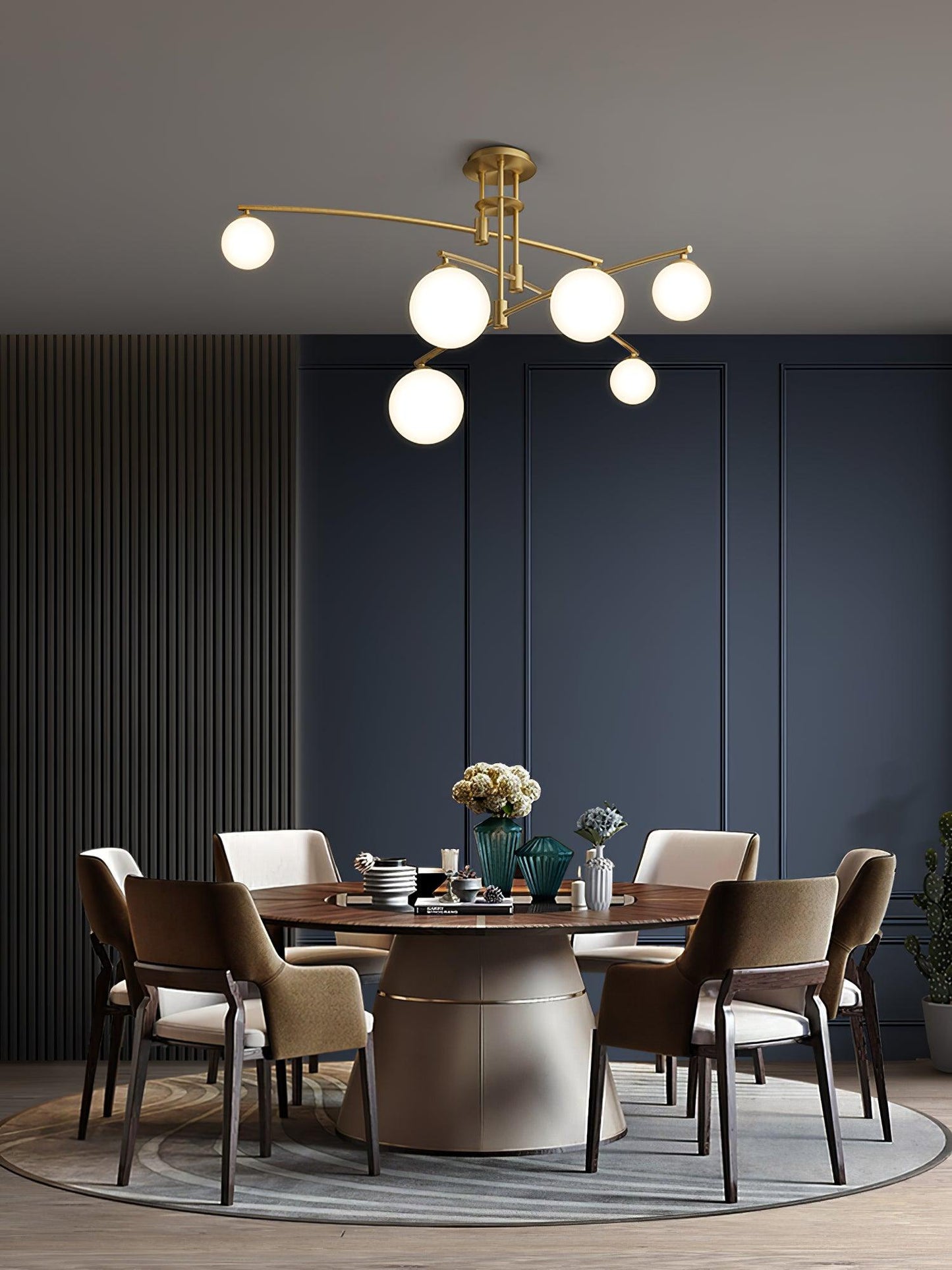 Modern Long Arm Ceiling fixture Chandelier