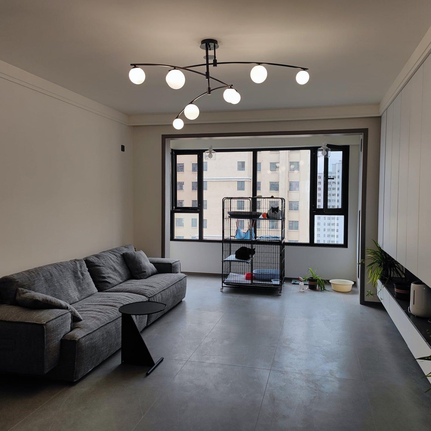 Modern Long Arm Ceiling fixture Chandelier