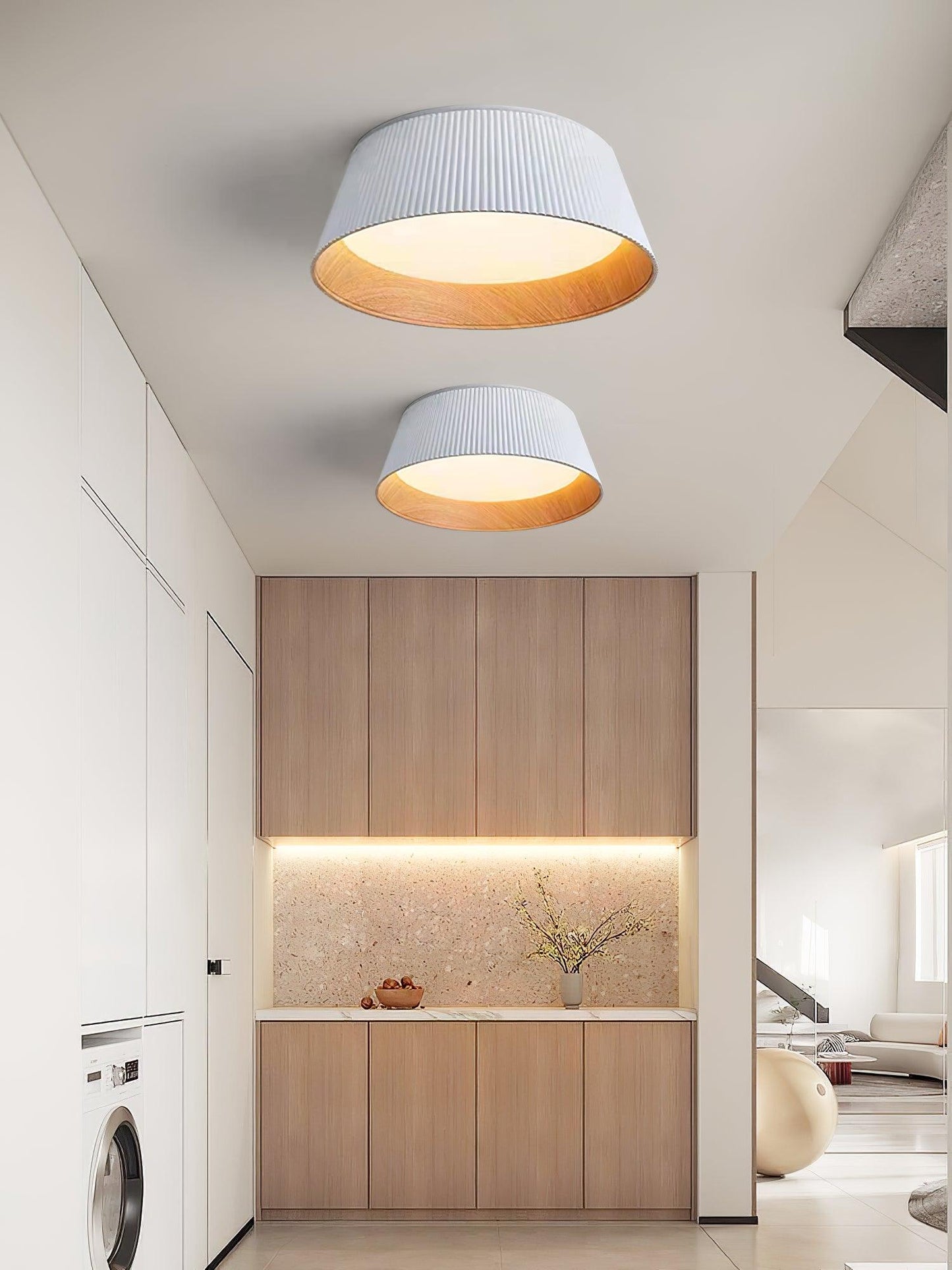 Modern Ribbed Ceiling light Ceiling Light