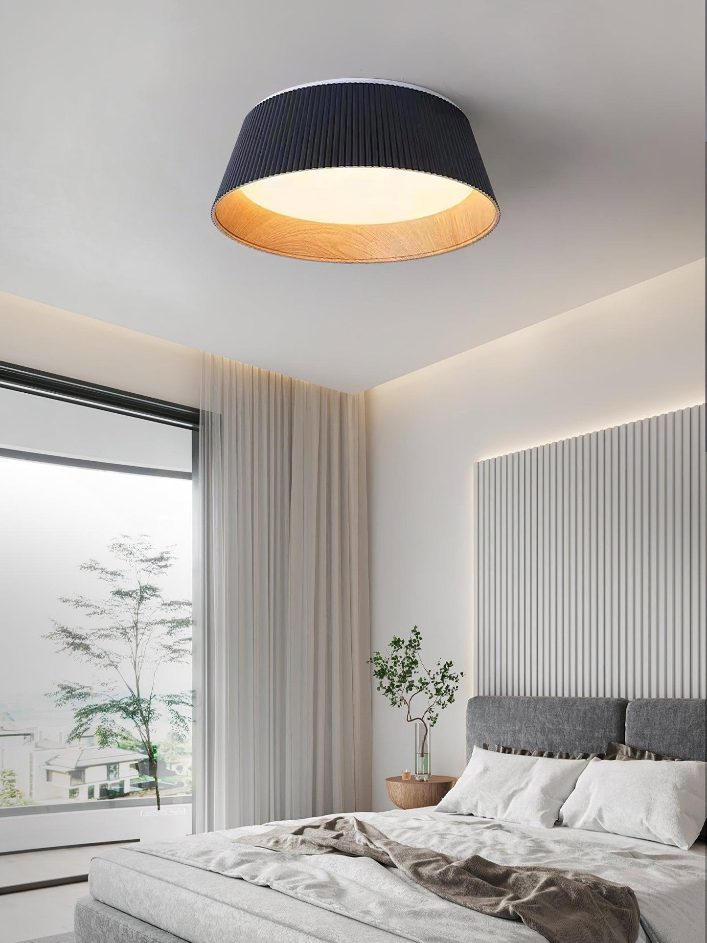 Modern Ribbed Ceiling light Ceiling Light