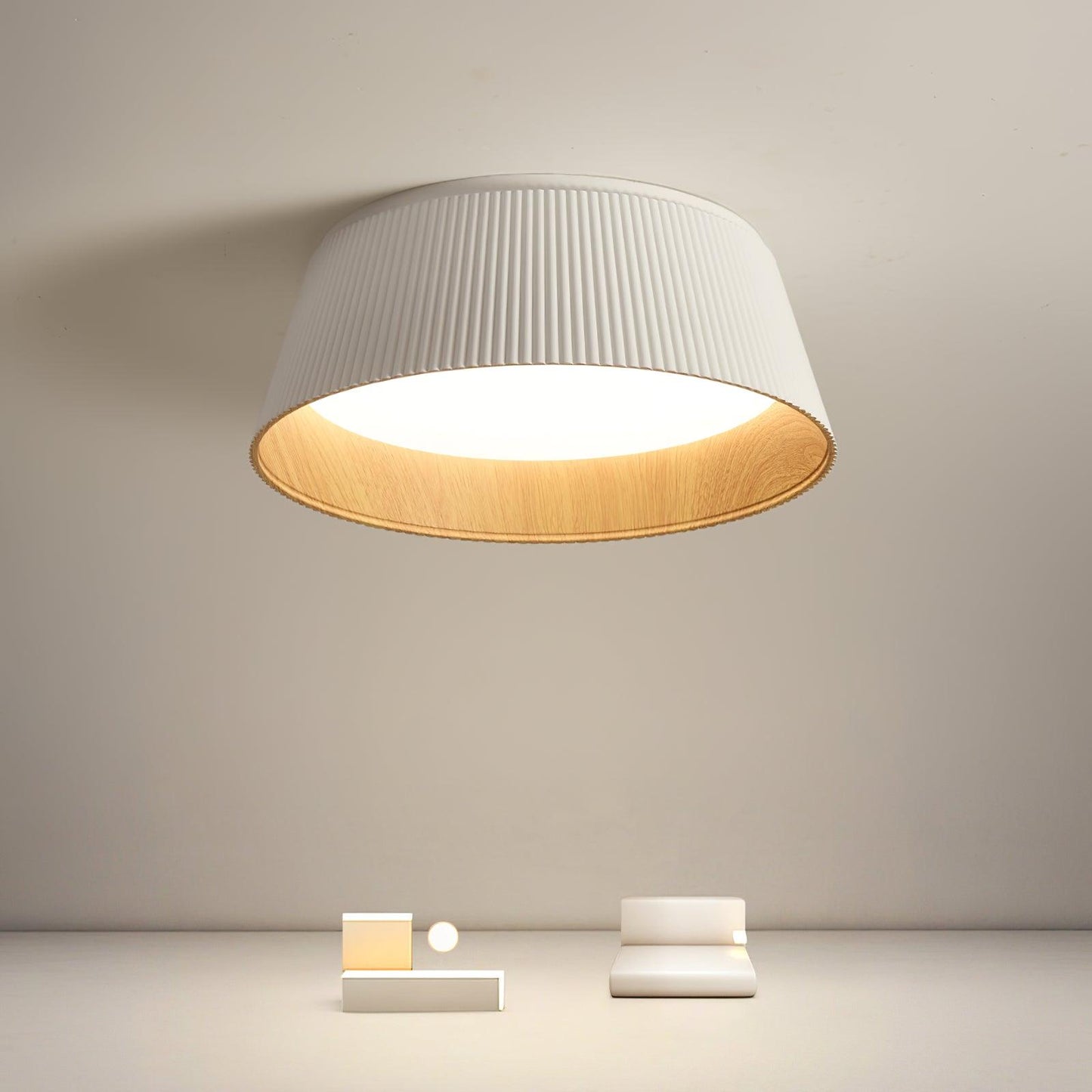 Modern Ribbed Ceiling light Ceiling Light