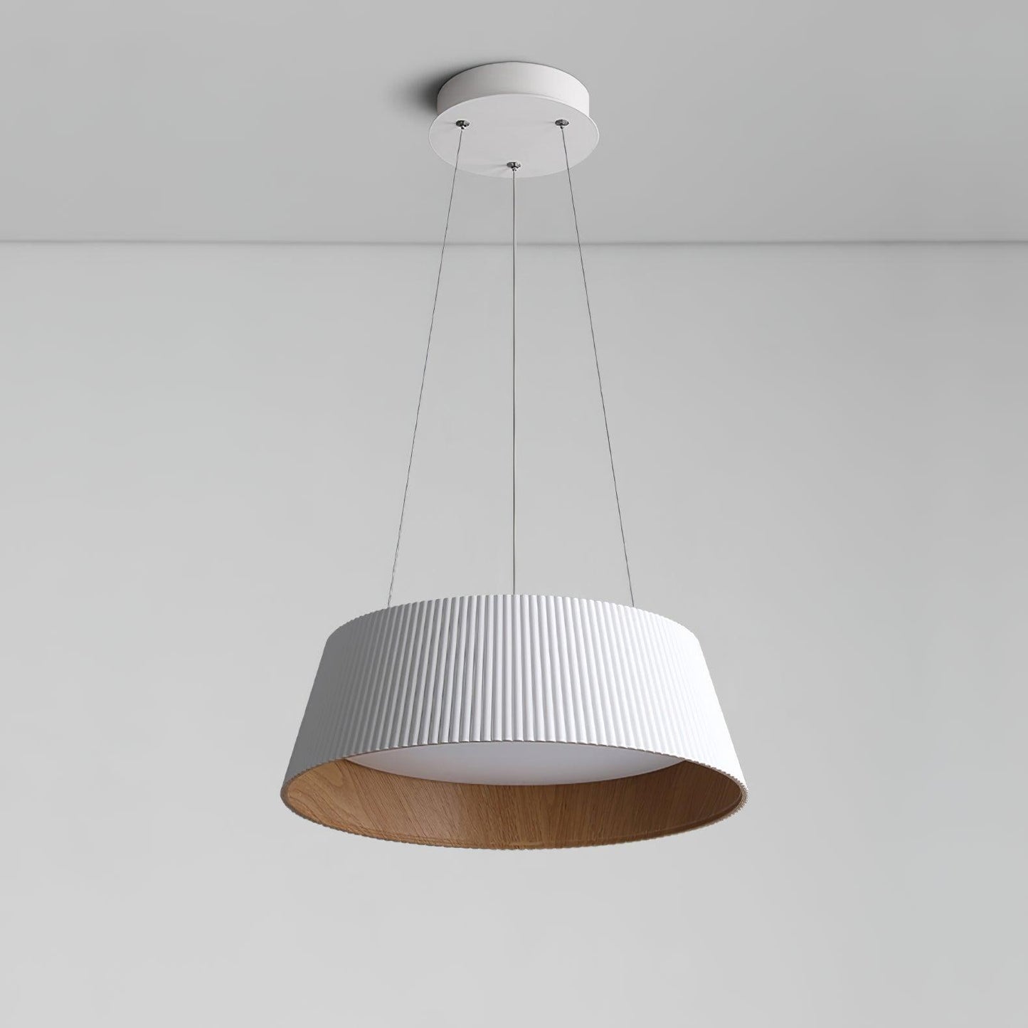 Modern Ribbed Droplight Pendant Light