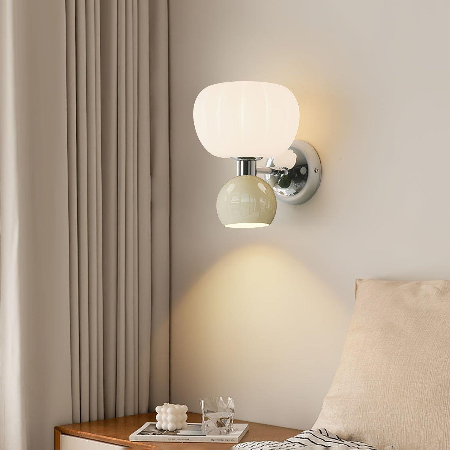 Moderno Cream Wall-mounted light Sconce