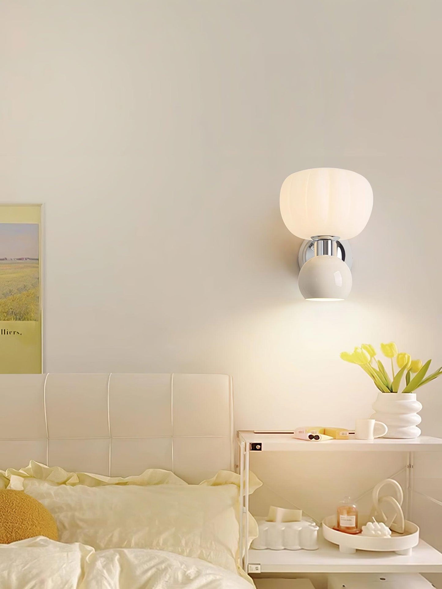 Moderno Cream Wall-mounted light Sconce