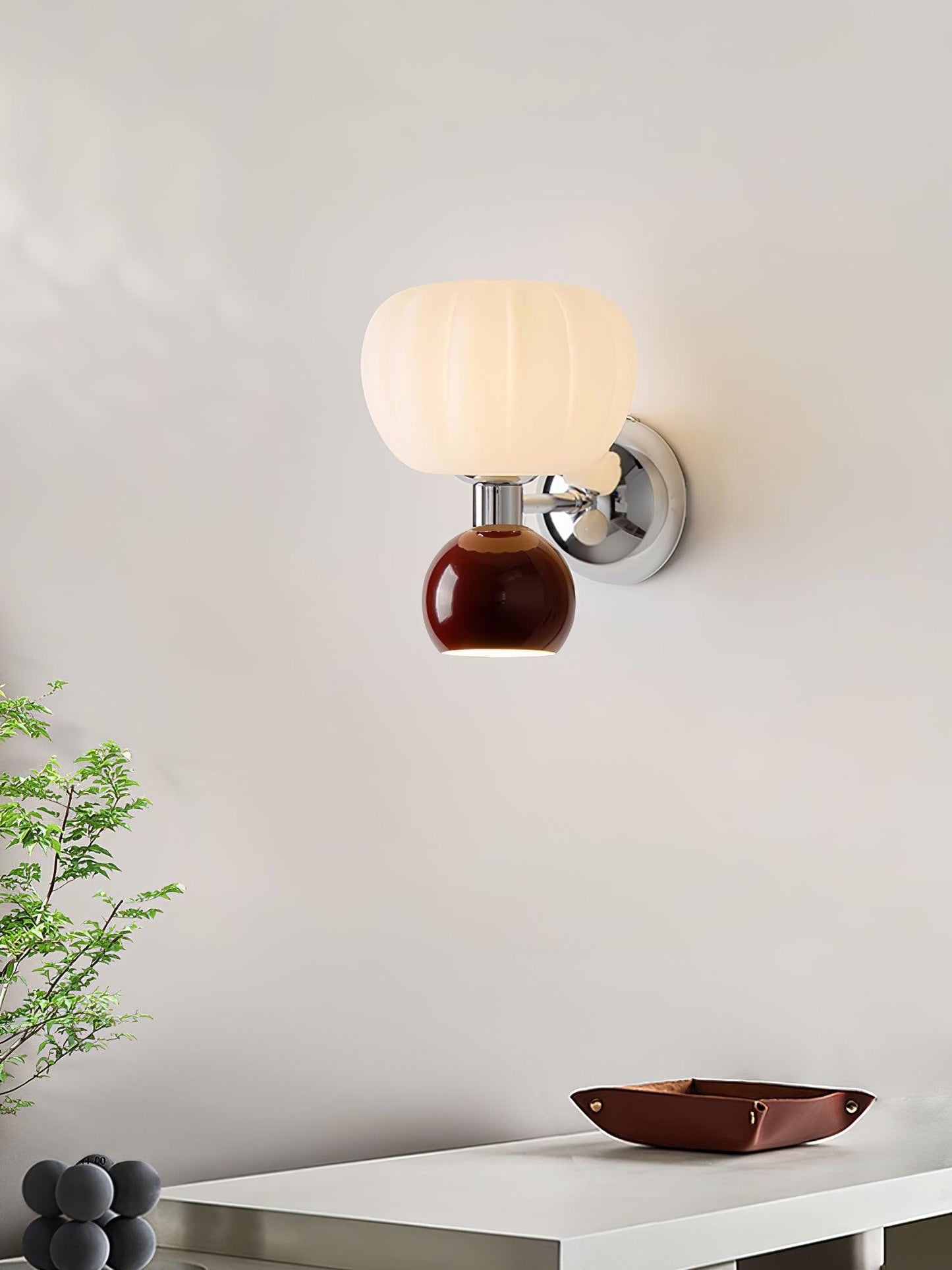 Moderno Cream Wall-mounted light Sconce