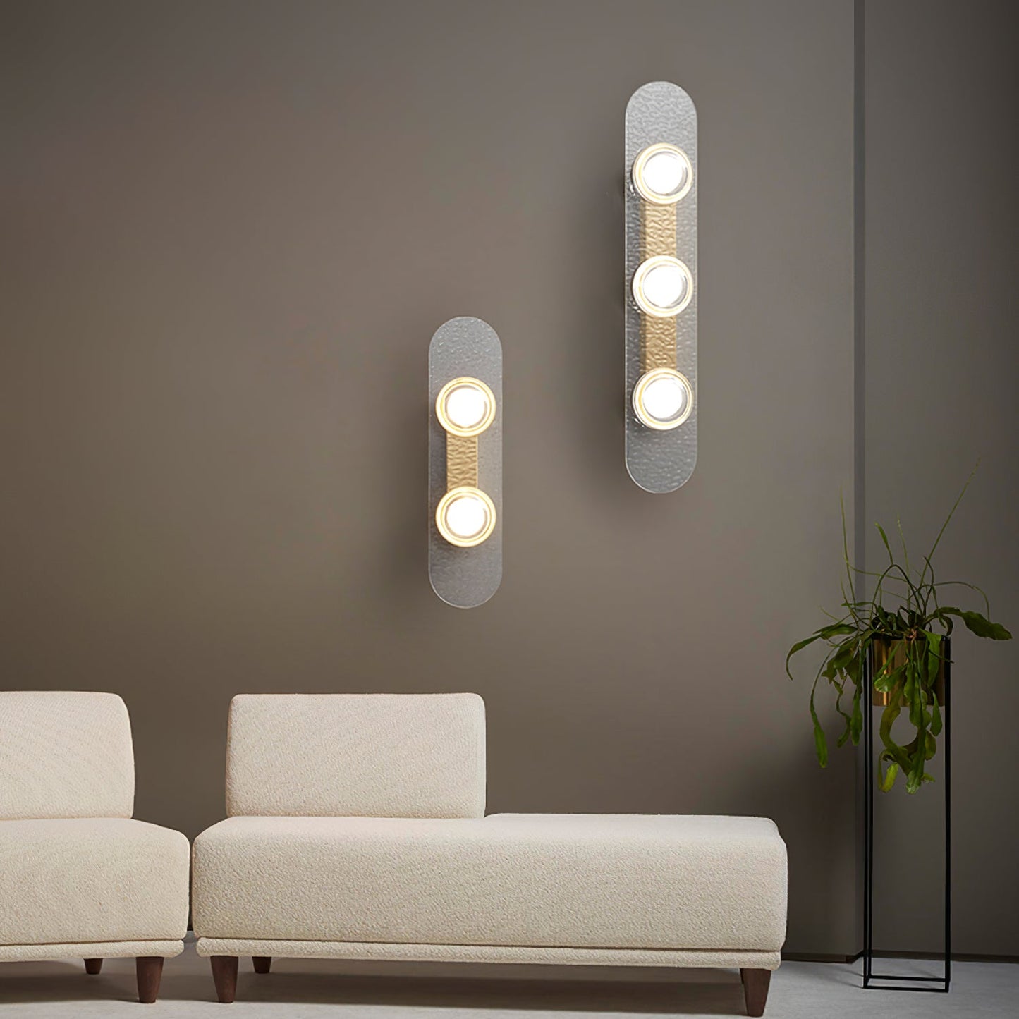 Modulo Brass Wall-mounted lamp Wall Light