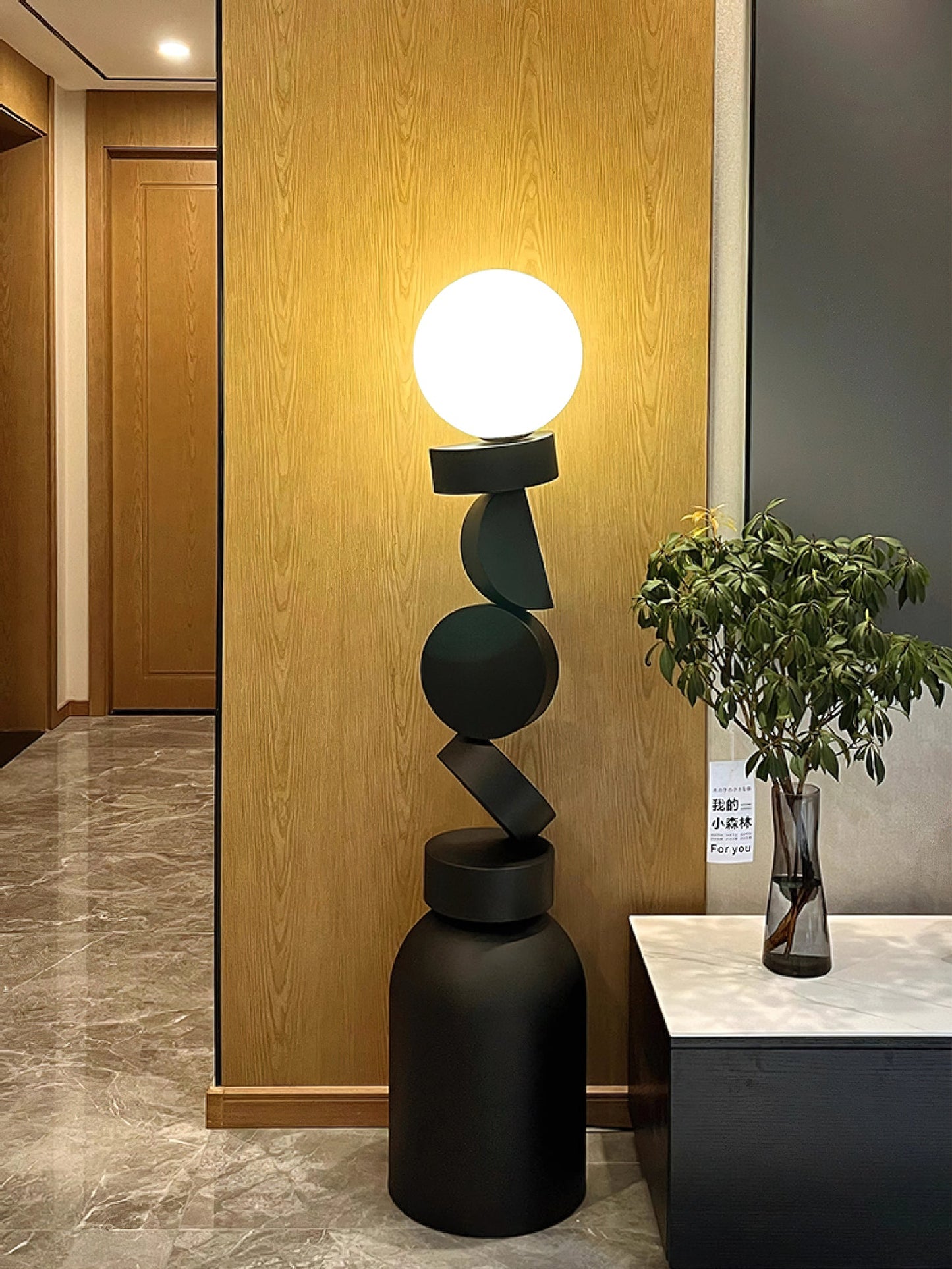Monolith Cube Uplight Lamp Floor Lamp