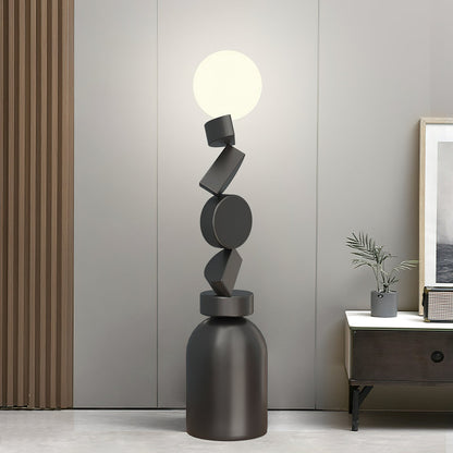 Monolith Cube Uplight Lamp Floor Lamp