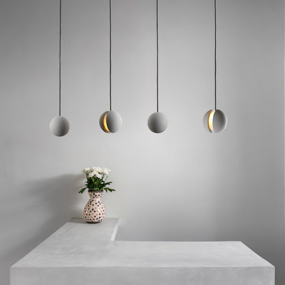 Moon Concrete Houselight Pendant Lamp