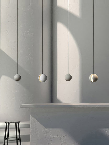 Moon Concrete Houselight Pendant Lamp