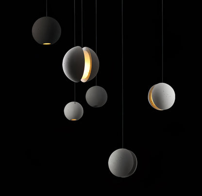 Moon Concrete Houselight Pendant Lamp