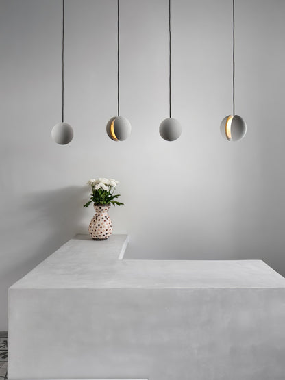Moon Concrete Houselight Pendant Lamp