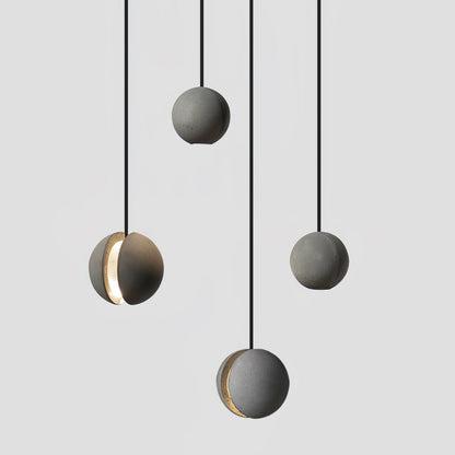 Moon Concrete Houselight Pendant Lamp