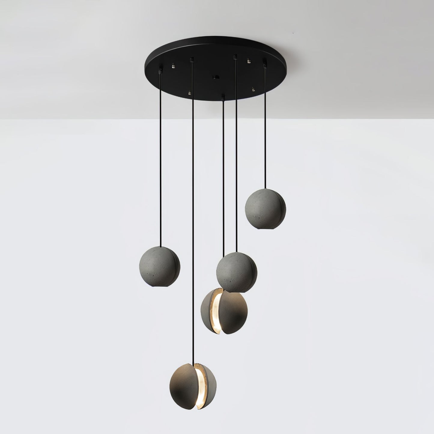 Moon Concrete Houselight Pendant Lamp