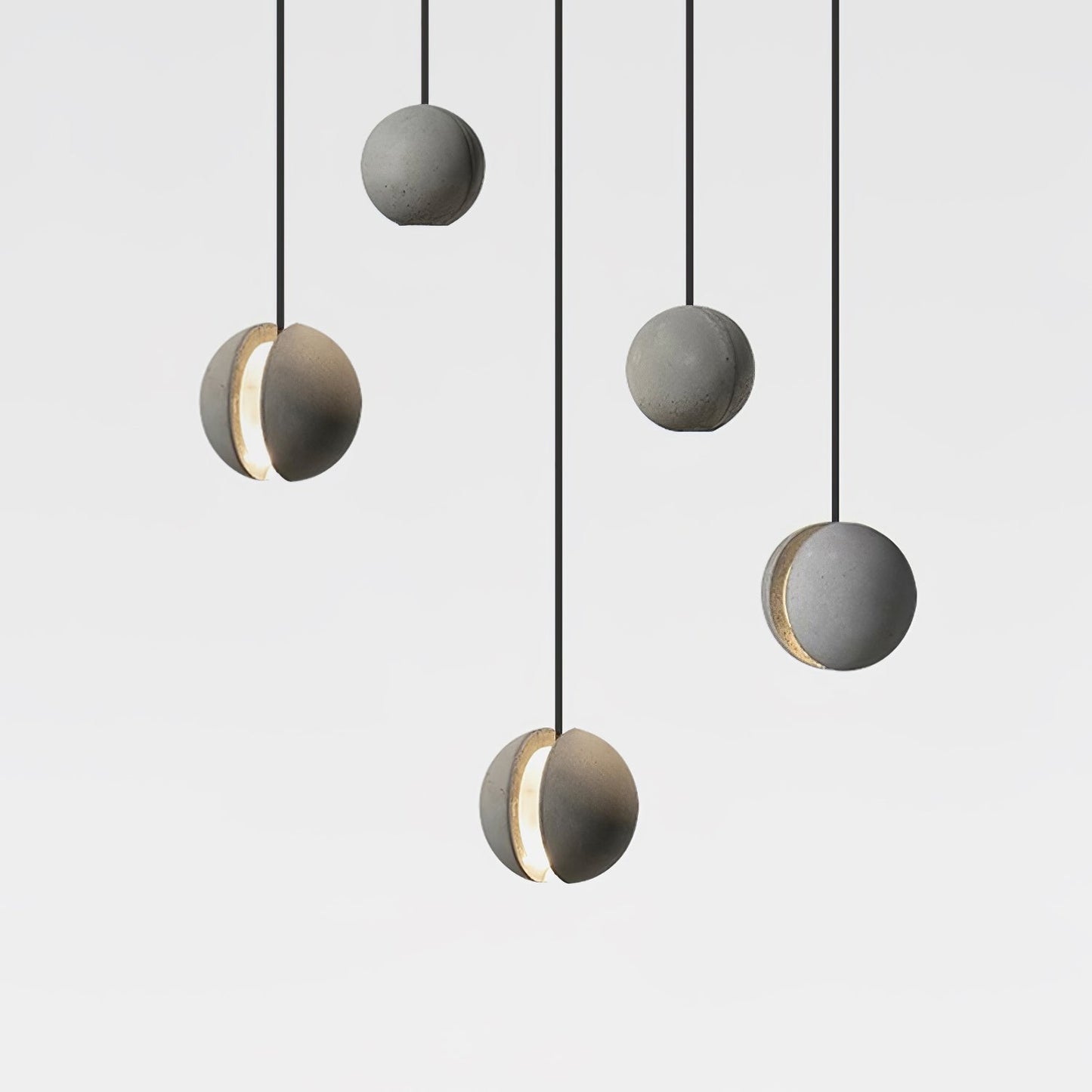 Moon Concrete Houselight Pendant Lamp