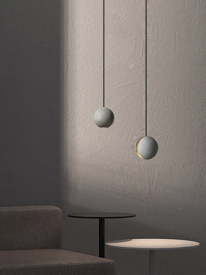 Moon Concrete Houselight Pendant Lamp