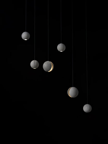 Moon Concrete Houselight Pendant Lamp