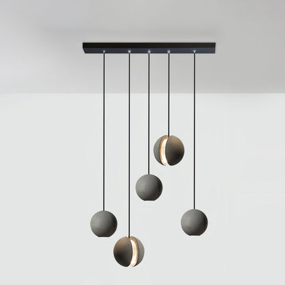 Moon Concrete Houselight Pendant Lamp
