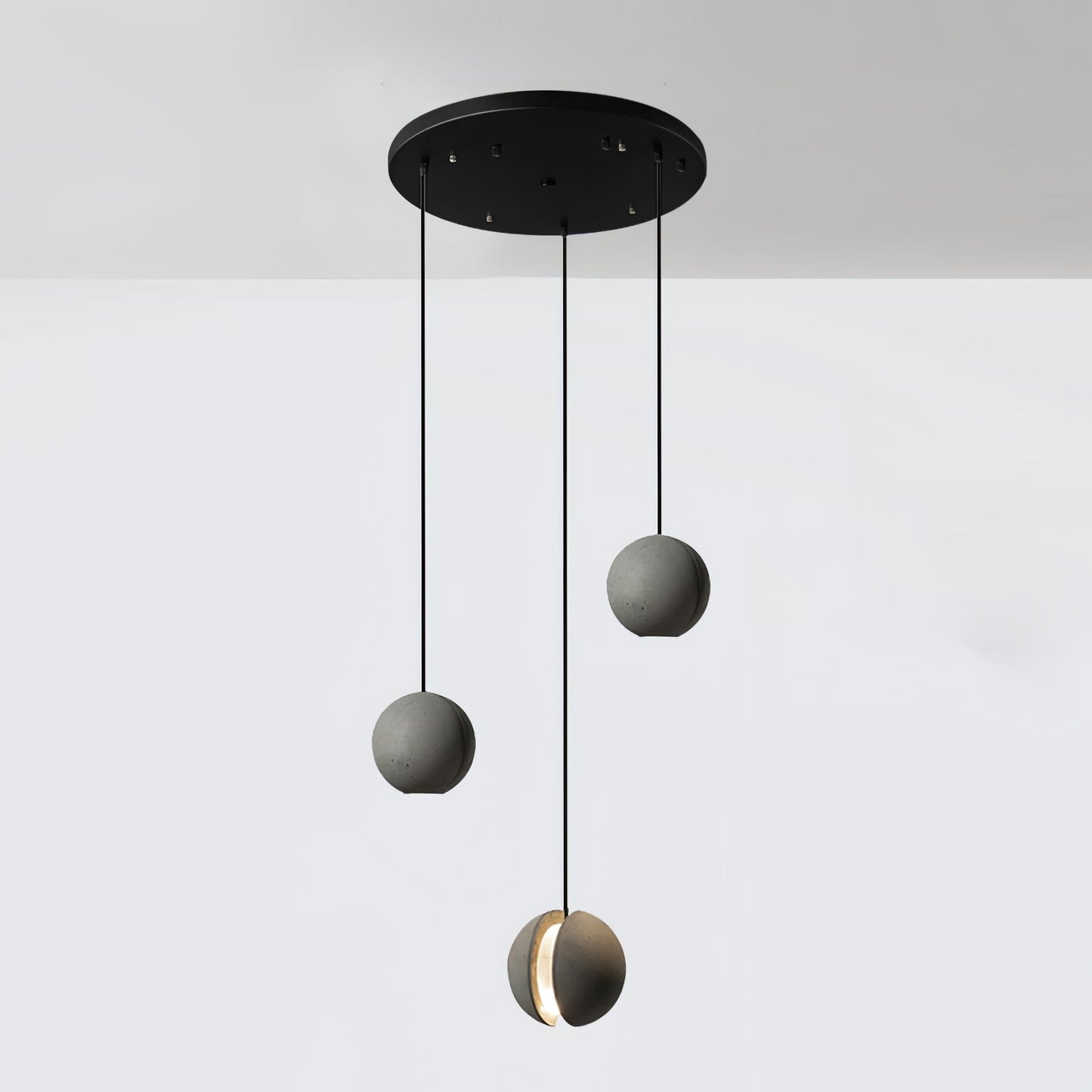 Moon Concrete Houselight Pendant Lamp