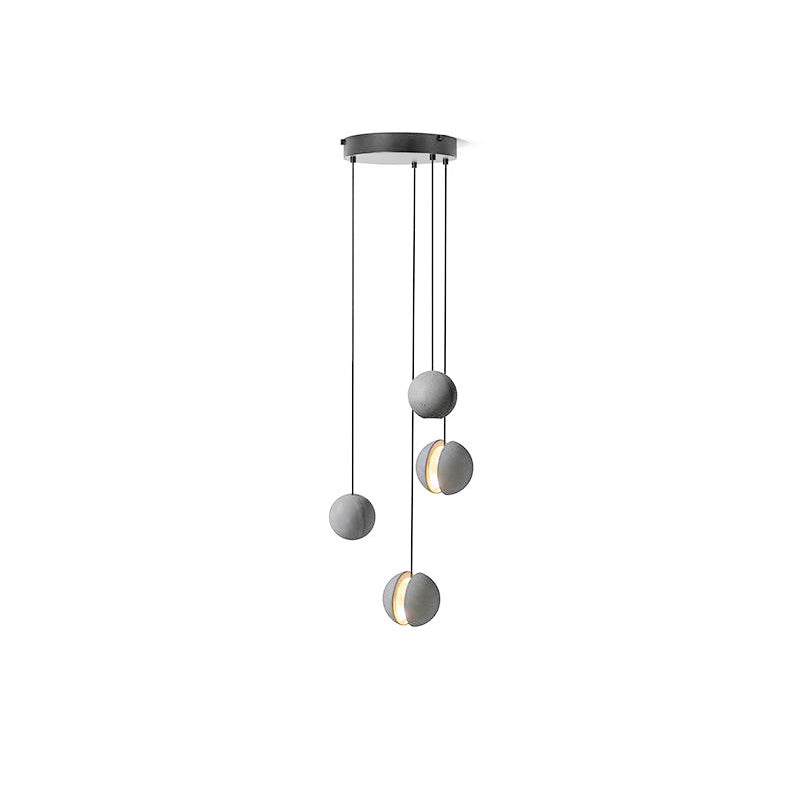 Moon Concrete Houselight Pendant Lamp