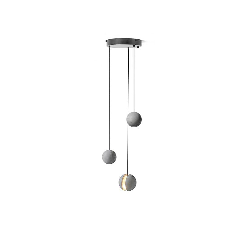 Moon Concrete Houselight Pendant Lamp