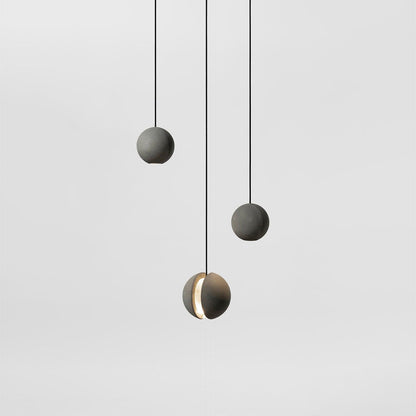 Moon Concrete Houselight Pendant Lamp