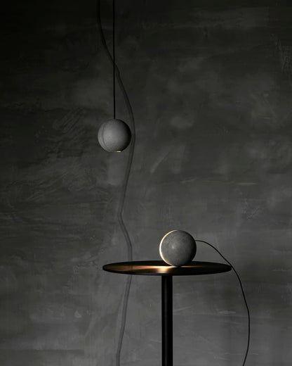 Moon Concrete Houselight Pendant Lamp