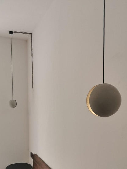 Moon Concrete Houselight Pendant Lamp