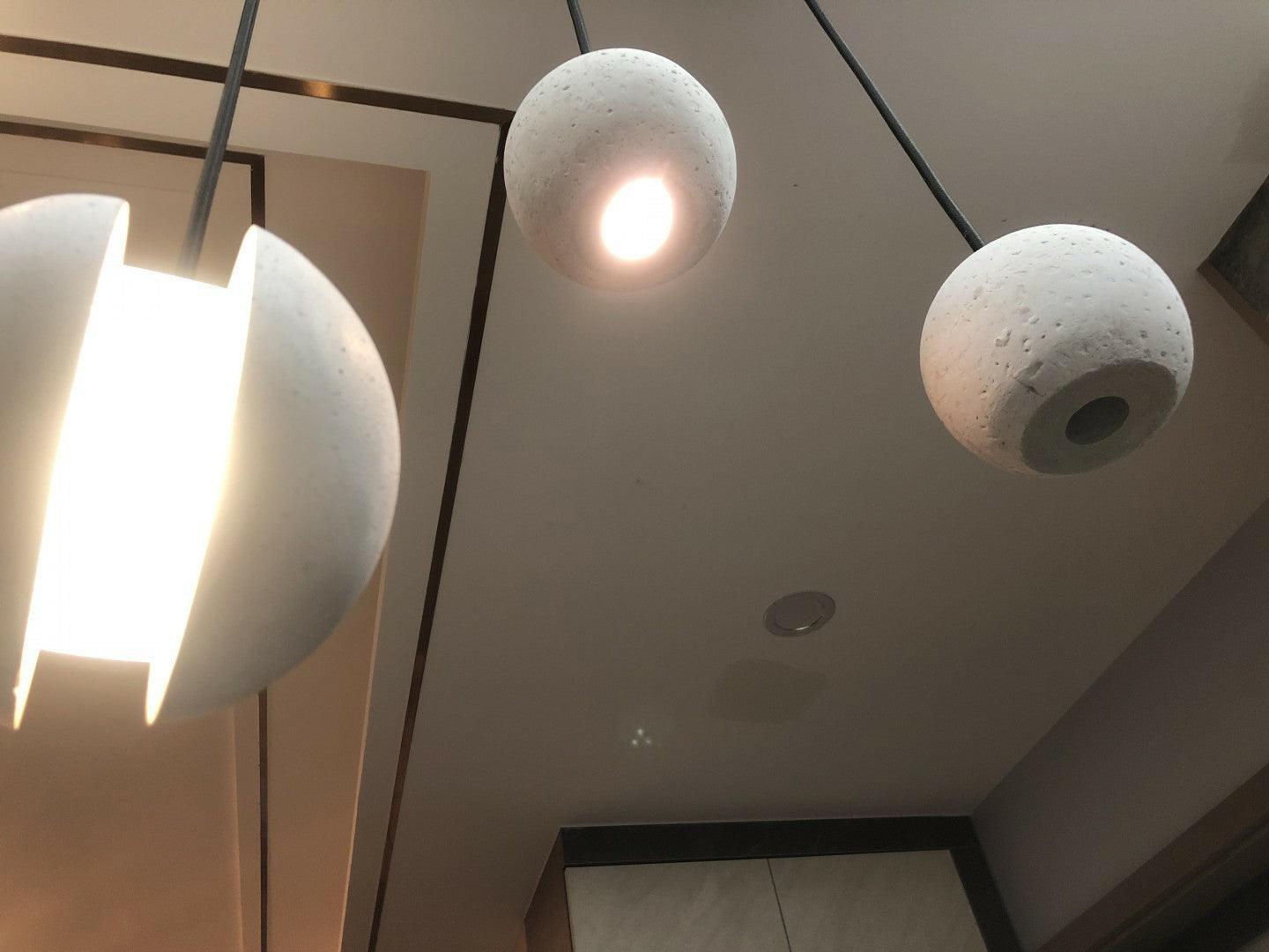 Moon Concrete Houselight Pendant Lamp