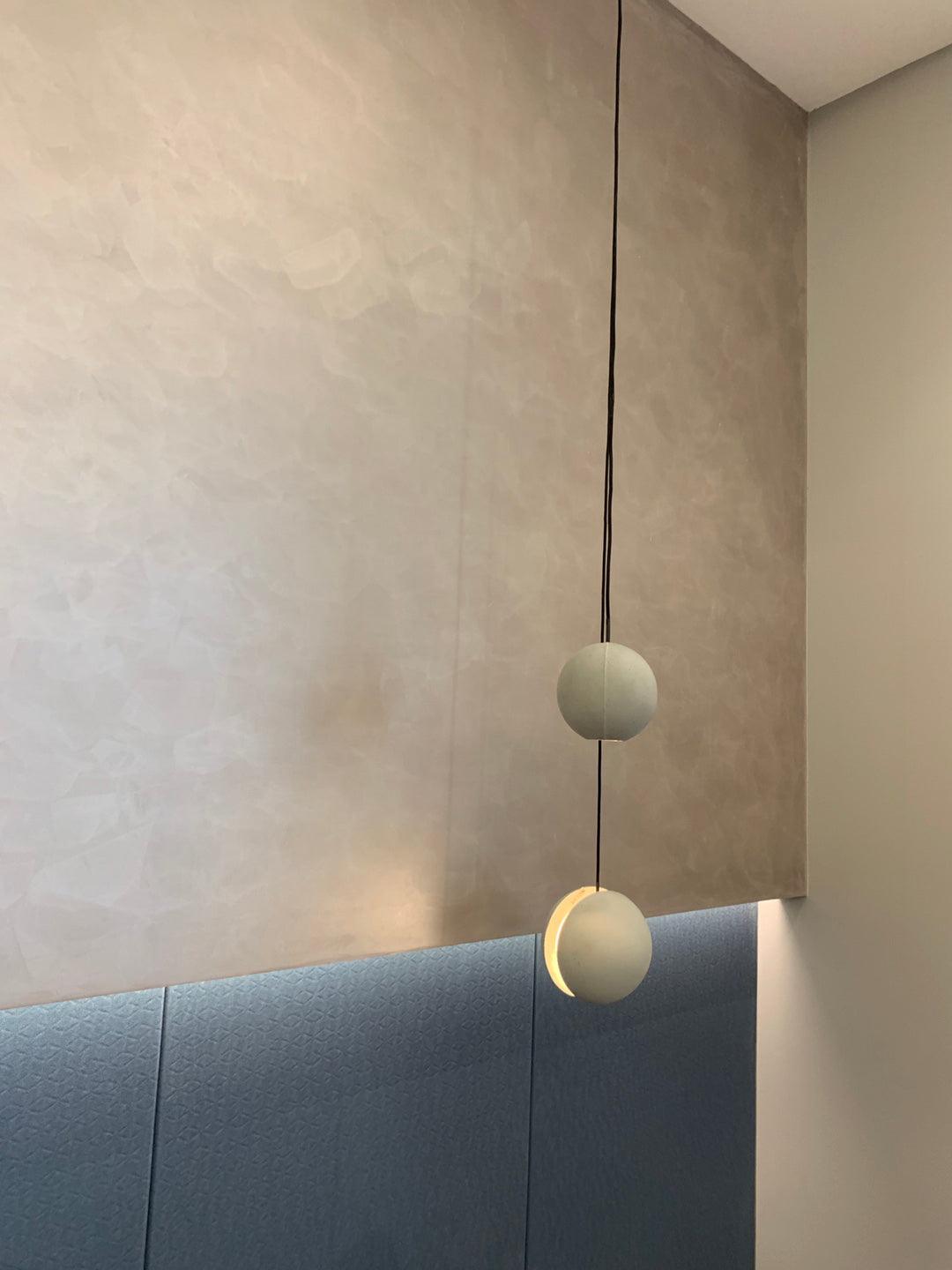 Moon Concrete Houselight Pendant Lamp