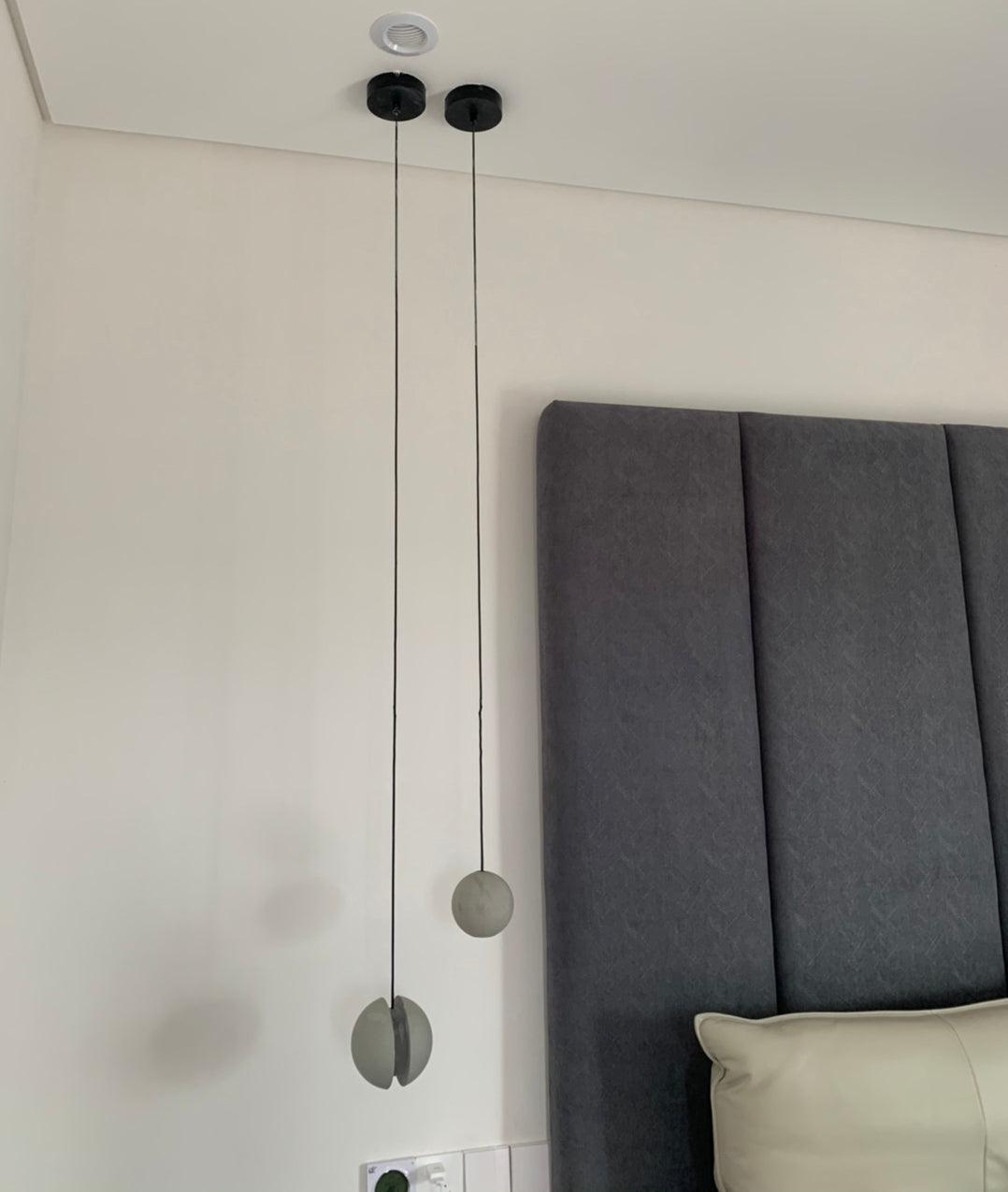 Moon Concrete Houselight Pendant Lamp