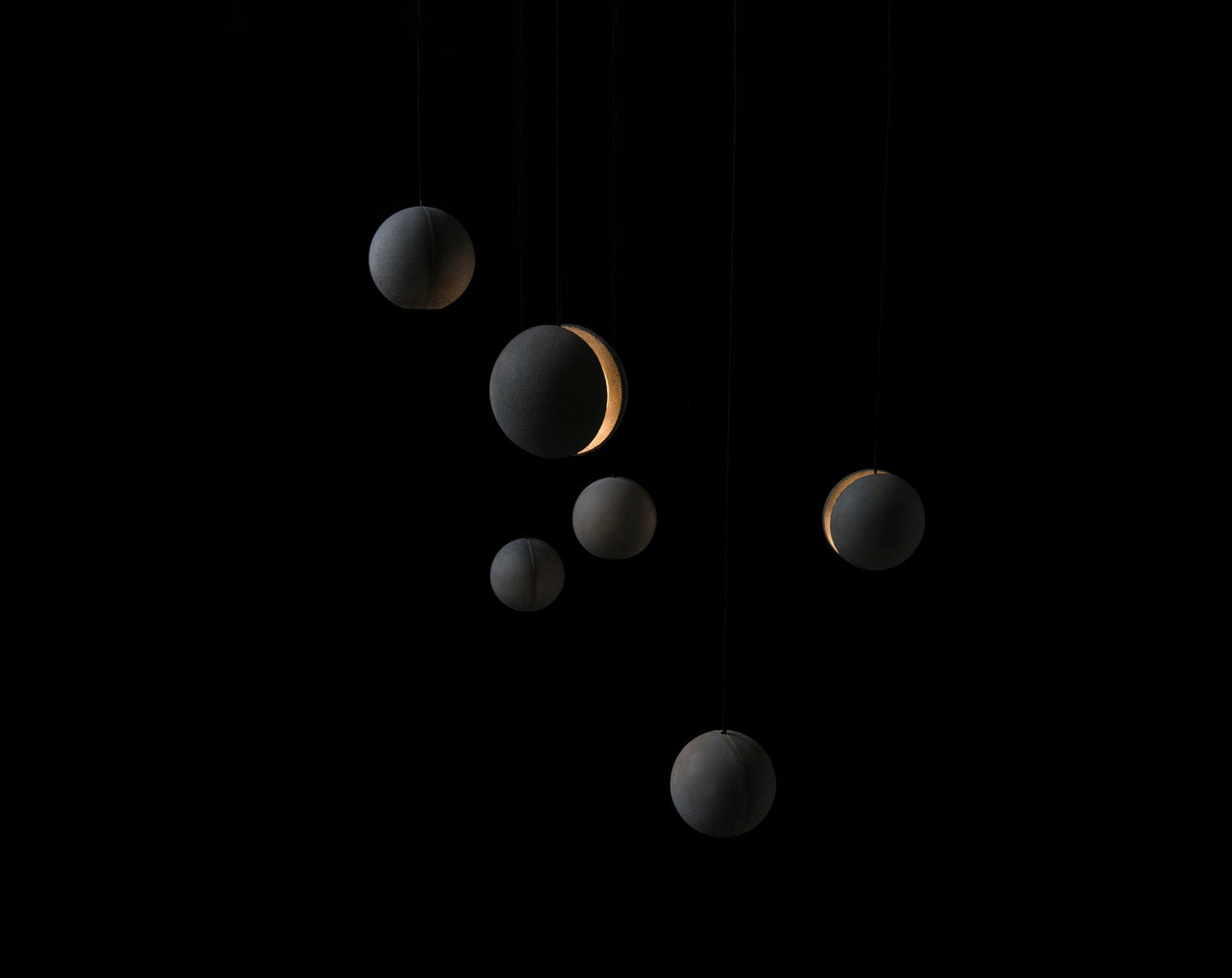 Moon Concrete Houselight Pendant Lamp