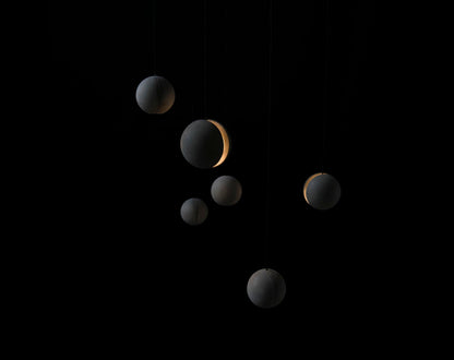Moon Concrete Houselight Pendant Lamp