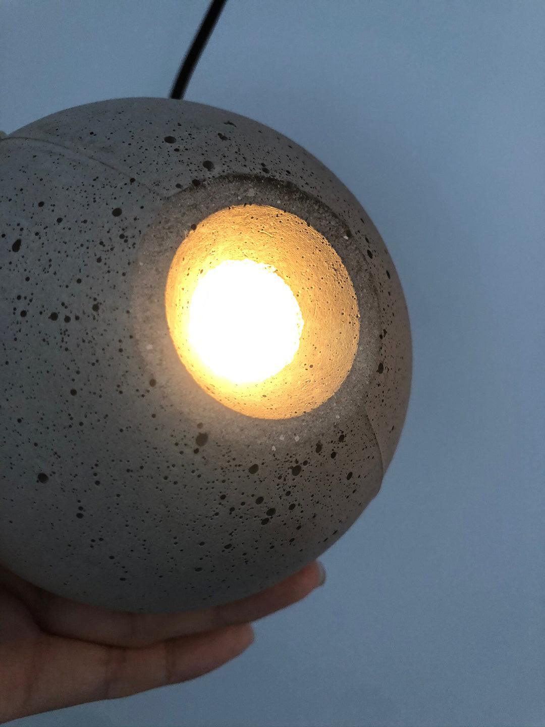 Moon Concrete Houselight Pendant Lamp