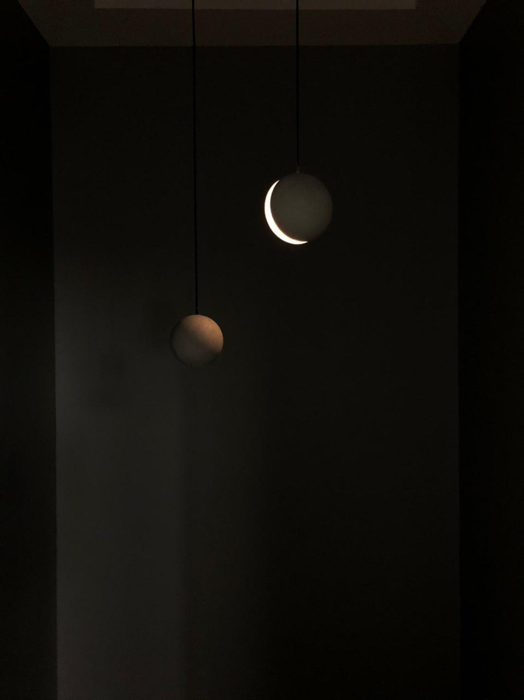 Moon Concrete Houselight Pendant Lamp