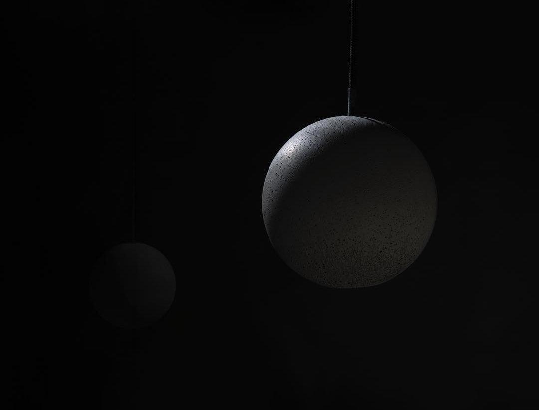 Moon Concrete Houselight Pendant Lamp