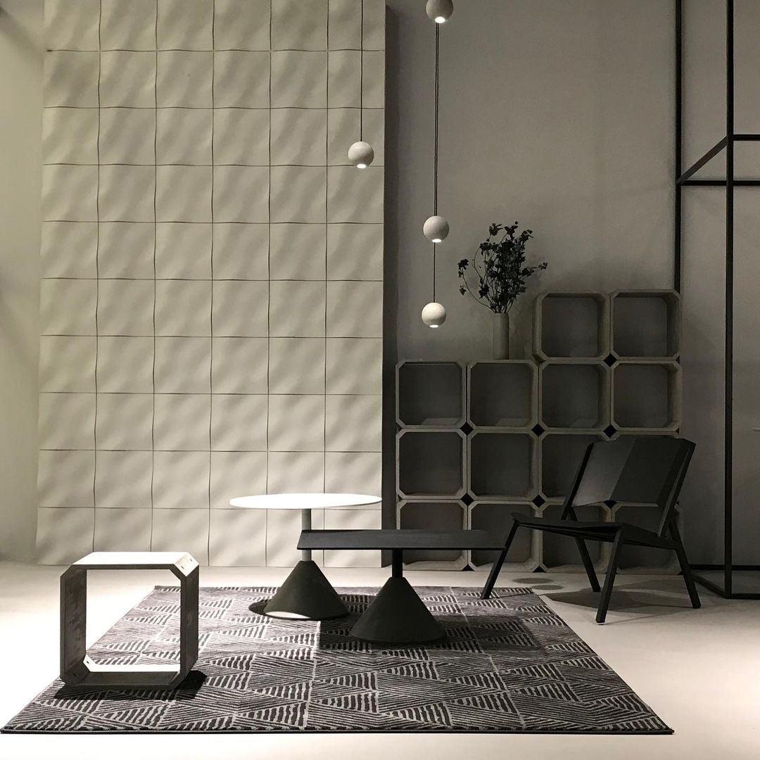 Moon Concrete Houselight Pendant Lamp
