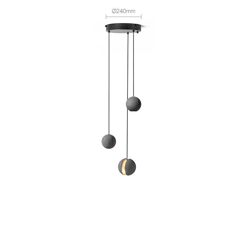 Moon Concrete Houselight Pendant Lamp