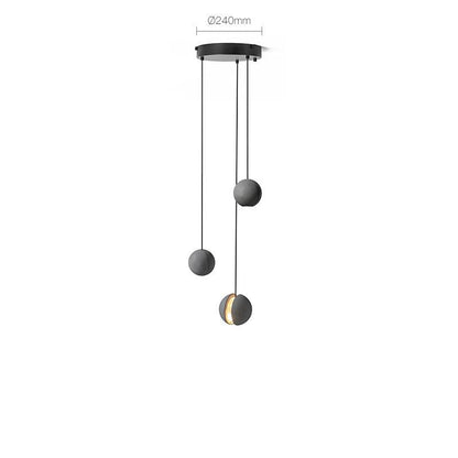 Moon Concrete Houselight Pendant Lamp