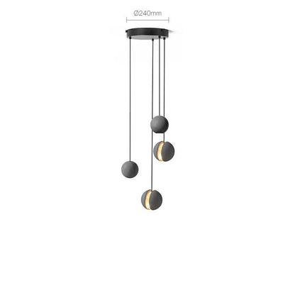 Moon Concrete Houselight Pendant Lamp