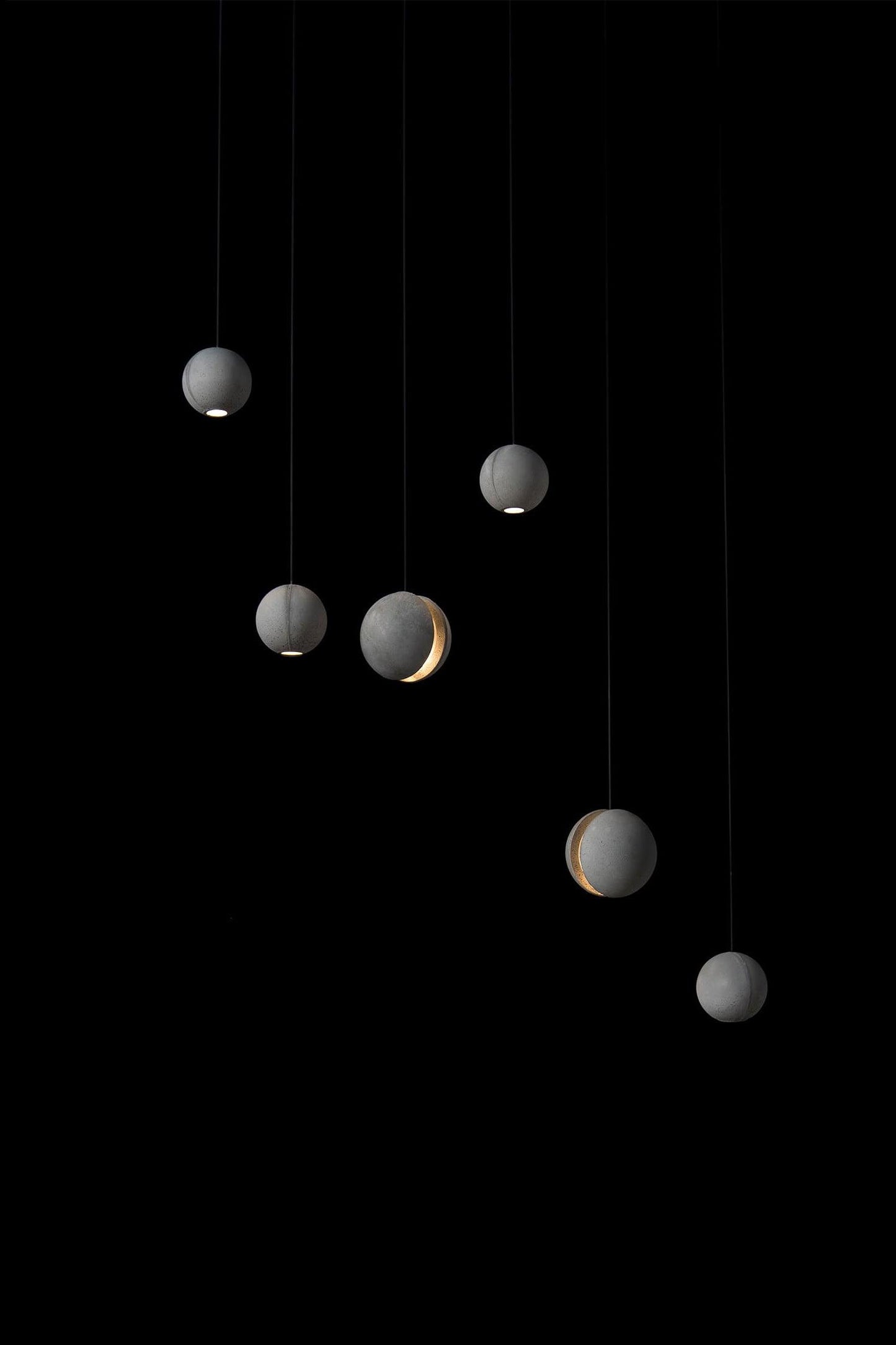 Moon Concrete Houselight Pendant Lamp